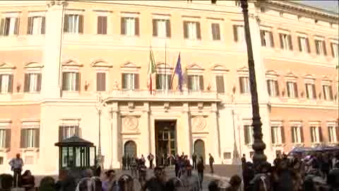 CORTEO CASA, DAVANTI MONTECITORIO TORNA LA CALMA - IMMAGINI