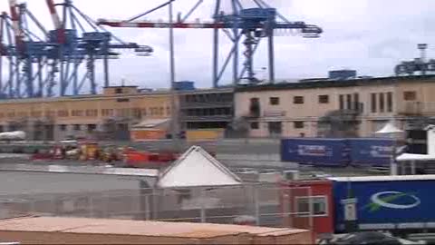 IL PORTO DI GENOVA SI FERMA, ECCO LE IMMAGINI