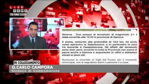 TERREMOTO, CAMPORA: 