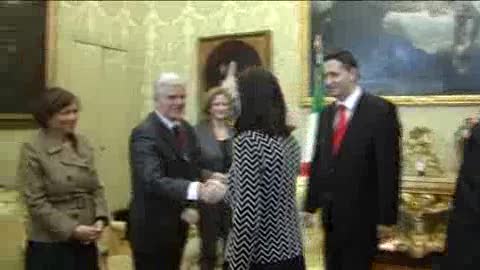 LA PRESIDENTE BOLDRINI INCONTRA BOSNIACI