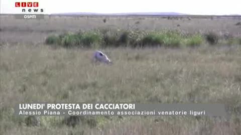 LUNEDI' PROTESTA DEI CACCIATORI A GENOVA: 