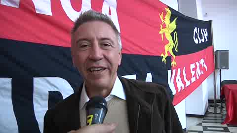 GRANDE FESTA AL GENOA CLUB ANDREA VALENTI 