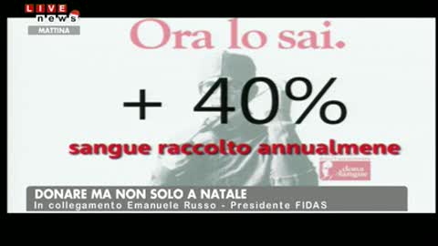 DONAZIONE SANGUE, FIDAS: 