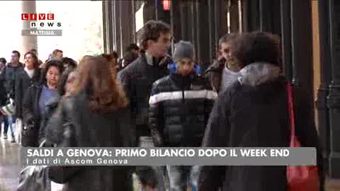 PRIMO BILANCIO DEI SALDI, LEGGERA FLESSIONE A GENOVA