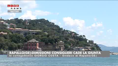 CADE GIUNTA A RAPALLO, COSTA: 