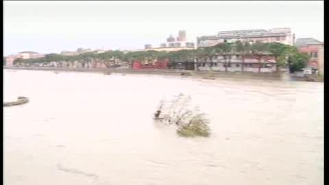 ALLERTA METEO, LA SITUAZIONE AD ALBENGA SUL FIUME CENTA