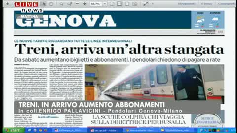 AUMENTO TRENI INTERREGIONALI, I PENDOLARI NON CI STANNO