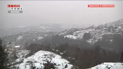 NEVE IN ARRIVO SULLA LIGURIA: ALLERTA NELL'ENTROTERRA