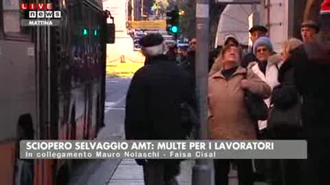 AMT, LE MULTE DELLO SCIOPERO SELVAGGIO VALE 320MILA EURO