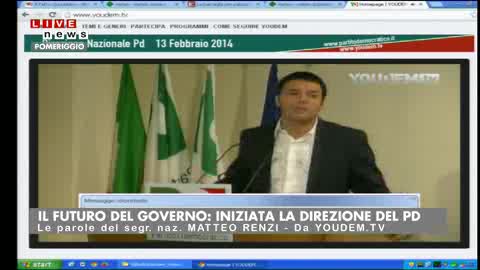 RENZI LICENZIA LETTA: 