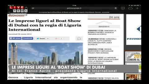 LE IMPRESE NAUTICHE DELLA LIGURIA AL BOAT SHOW DI DUBAI