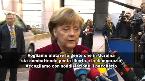 UCRAINA, MERKEL: 