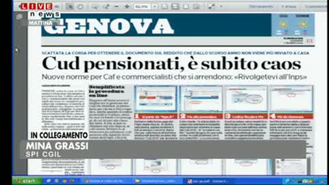 CAOS SU CUD PENSIONATI, CGIL: 