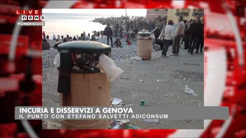 BOCCADASSE, L'INCURIA LA TRASFORMA IN UNA PATTUMIERA A CIELO APERTO