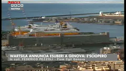 130 ESUBERI ALLA WARTSILA, SCIOPERO DI 8 ORE A GENOVA