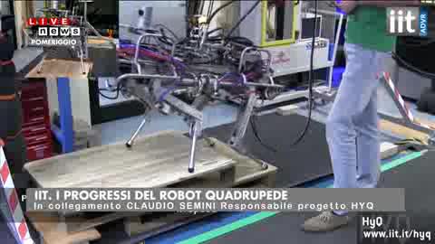 I NUOVI PROGRESSI DEL ROBOT QUADRUPEDE DI IIT