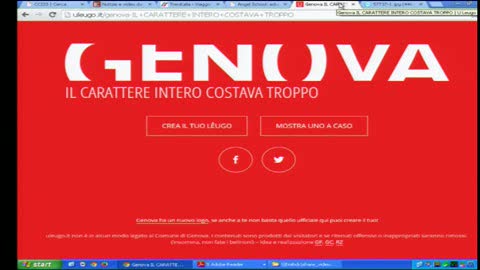 GENOVA, ECCO IL CONTRO LOGO NEL SEGNO DELL'IRONIA