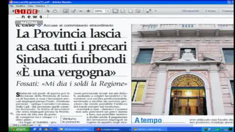 PROVINCIA, FUTURO SEMPRE PIU' A RISCHIO PER I PRECARI