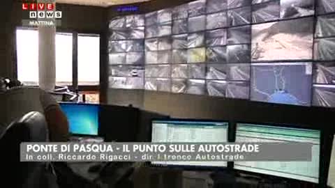 IL TRAFFICO SULLE AUTOSTRADE NELLE PROSSIME ORE