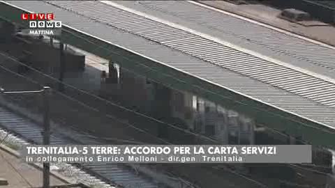 FIRMATA CONVENZIONE TRA TRENITALIA E PARCO CINQUE TERRE