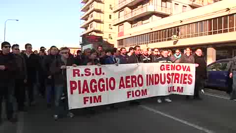 PIAGGIO AERO, DOMANI LA MANIFESTAZIONE A GENOVA