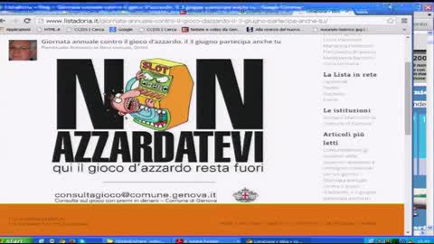 DOMANI CONVEGNO A GENOVA CONTRO IL GIOCO D'AZZARDO