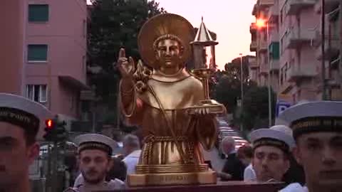 A BOCCADASSE LA PROCESSIONE PER SANT'ANTONIO