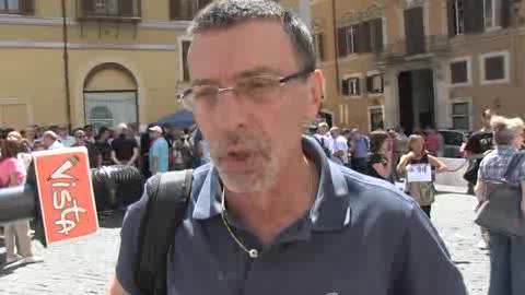 ESODATI IN PIAZZA A ROMA, LA VOCE DELLA PROTESTA LIGURE