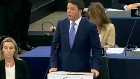 RENZI A PARLAMENTO UE: 