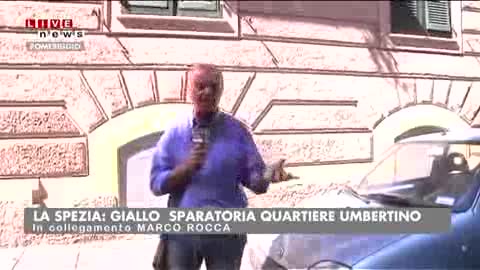 GIALLO SU UNA SPARATORIA A LA SPEZIA NEL QUARTIERE UMBERTINO