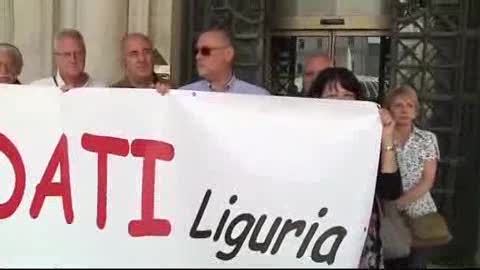 LA PROTESTA DEL COMITATO DEGLI ESODATI IN LIGURIA 