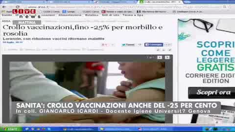 VACCINAZIONI IN CALO, ICARDI: 