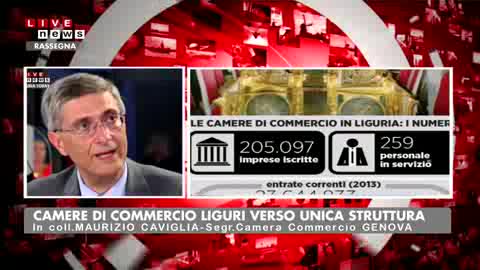 LE CAMERE DI COMMERCIO LIGURI INTENDONO RIUNIRSI