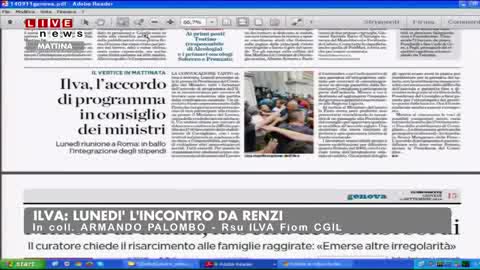 Ilva, attesa per l'inconro di lunedì a Palazzo Chigi