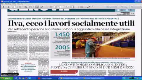 Ilva, arrivano i lavori socialmente utili per garantire il reddito