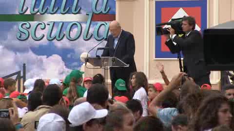 Napolitano agli studenti: 