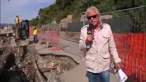 Torna l'acqua a Diano Marina dopo la rottura della condotta 