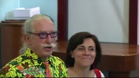 Torna a Genova Hunter Doherty Adams, l'inventore della clown terapia