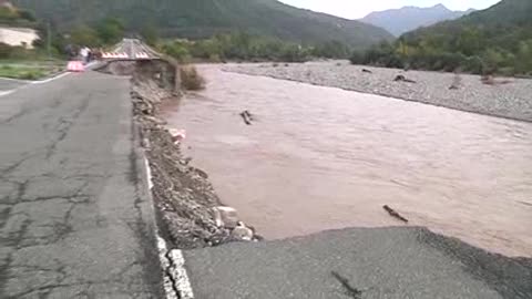 Alluvione, il rettilineo di Casella portato via dallo Scrivia