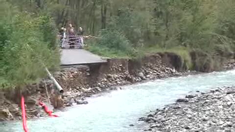 Alluvione, in Valbrevenna la strada per Senarega non esiste più: 32 persone isolate