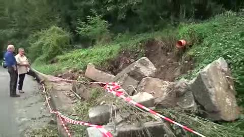 I danni dell'alluvione in Val Fontanabuona