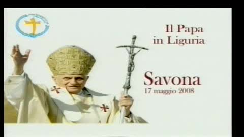 Il Papa Benedetto XVI arriva a Savona