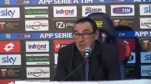 Sarri va controcorrente: 