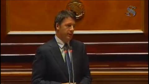 Renzi al Senato: 