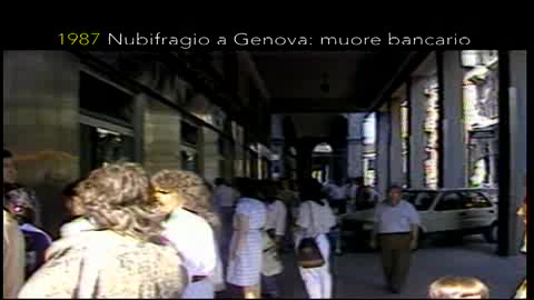 Nubifragio a Genova, muore bancario