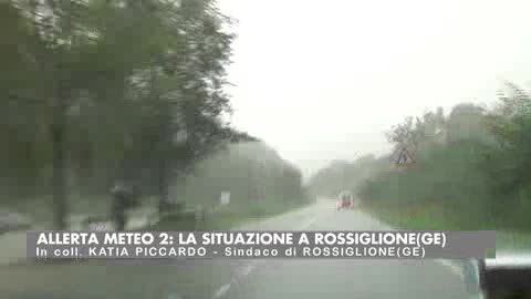 Allerta a Rossiglione, il sindaco: 