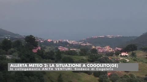 Allerta a Cogoleto, il sindaco Venturi: 