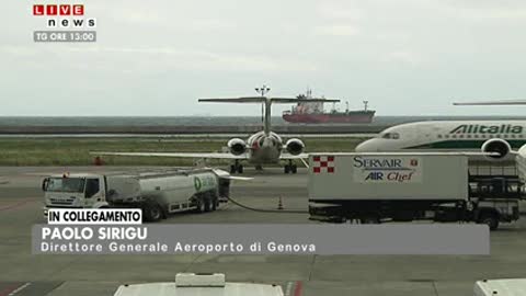 Maltempo, Aeroporto di Genova in tilt per una centralina