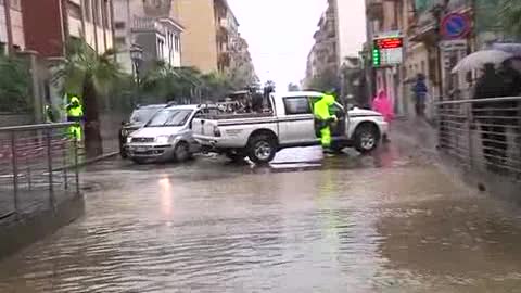 Anche Alassio stamattina sott'acqua