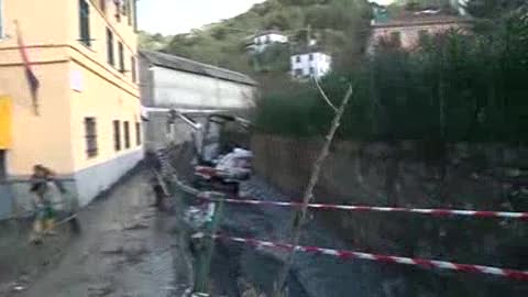 Alluvione, esonda il rio Fulle: anche S.Quirico nel fango